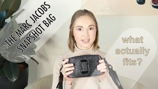 What fits in the Marc Jacobs snapshot bag [upl. by Desberg637]