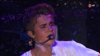 Justin Bieber singing One Time live  Mexico 2012 [upl. by Laehcar]