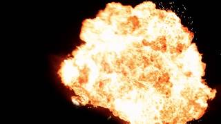 FullHD FX  Explosion 10 footage Black Screen [upl. by Eellek599]