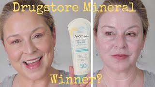 AVEENO  Positively Mineral Sensitive Skin SPF 50  Demo amp Review Hint Starts off bumpy but [upl. by Ennaitsirk]