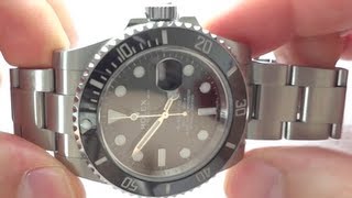 Rolex Submariner 116610LN Review 904L Stainless Steel Black with Ceramic Bezel [upl. by Annuahs620]