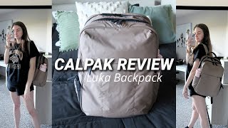 CALPAK LUKA BACKPACK REVIEW [upl. by Naugal]