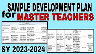 Development Plan for Highly Proficient Teachers  20232024 [upl. by Tolmann]