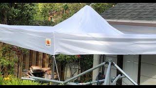 ABCCANOPY Canopy Pop Up Commercial Canopy Tent Review High quality canopy that attaches sides easil [upl. by Lemieux153]