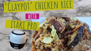 Claypot Chicken Rice  Itaki Pro Electric Lunch Box Recipe [upl. by Yorgen]