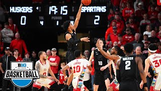 Michigan State at Nebraska  Highlights  Big Ten Mens Basketball  Feb 28 2023 [upl. by Gisser]