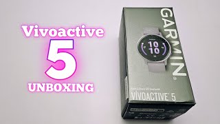 Garmin Vivoactive 5 Unboxing  NEW [upl. by Northington]