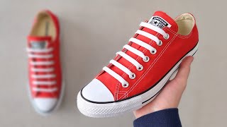 HOW TO BAR LACE CONVERSE BEST WAY [upl. by Rubel]