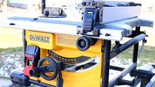 Dewalt Table Saw Review Looking at the new updated Compact Dewalt DWE7485 Table Saw [upl. by Gonzalez]