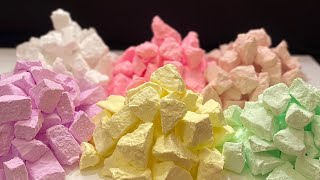 ASMR Baking Soda powder Pink white yellow green purple beige [upl. by Ahseet128]