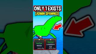 RAREST NESSIE ONLY 1 EXISTS in Roblox Fisch [upl. by Trilbi844]