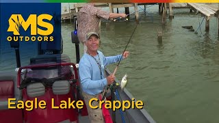 Crappie Fishing at Eagle Lake  Vicksburg Mississippi [upl. by Sudaorb235]