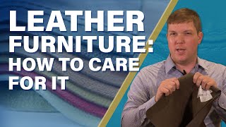 How To Care For Your Leather Furniture [upl. by Dewitt14]