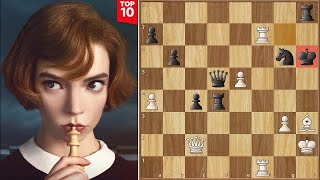 No Reverse Gear Elizabeth  Harmon vs Beltik  Netflixs Queens Gambit [upl. by Flin993]