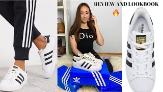 ADIDAS SUPERSTAR  STYLING AND REVIEW  MOST ICONIC SNEAKER [upl. by Takeo]