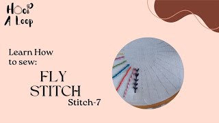 Learn to sew FLY STITCH [upl. by Eniamraj]