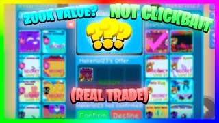 Trading for 🤖MYTHIC EASTER ROBOT🤖 BIGGEST TRADE IN BGS HISTORY  bubble gum simulator [upl. by Agler]