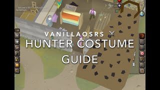 OSRS Full Hunter Costume Guide 2019  Trendy Weight Reducing and Thieving Bonuses [upl. by Airbmac587]