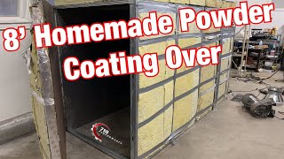 Building a Custom DIY Propane Powered 8 Foot Powder Coating Oven [upl. by Evalyn336]