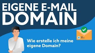 Eigene EMail Domain  Einfach selbst erstellen [upl. by Shulman]