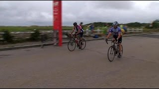 First PMC Riders Arrive At Provincetown Finish Line [upl. by Toiboid]