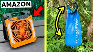 10 Camping Gadgets You NEED on Amazon in 2024 [upl. by Leone]