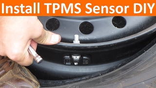 Install New TPMS Sensor DIY Without Needing Rebalance [upl. by Drawets]