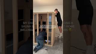 Building a Sauna at Home 🔥✨ Creating My Dream Wellness Space [upl. by Eel]