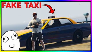 FAKE TAXI IN GTA RP [upl. by Enamrahs]