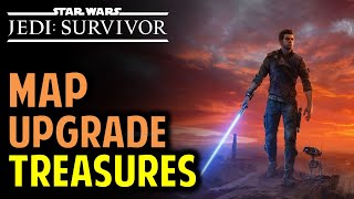 Map Upgrade Treasures Reveals All Treasure Locations  Star Wars Jedi Survivor [upl. by Avrenim]