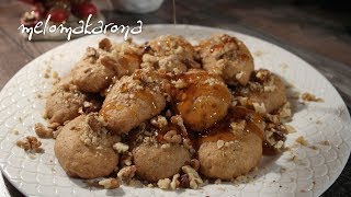 Melomakarona Recipe – Greek Christmas Cookies with Walnuts and Honey Syrup [upl. by Atiker]