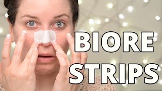 Biore Pore Nose Strips Review amp Demo  CORRIE V [upl. by Salokcin636]