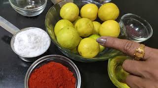 ಸಾಂಪ್ರದಾಯಿಕ ನಿಂಬೆಹಣ್ಣಿನ ಉಪ್ಪಿನಕಾಯಿ  Traditional Lemon Pickle  Nimbe Hannina Uppinakayi [upl. by Ykceb]