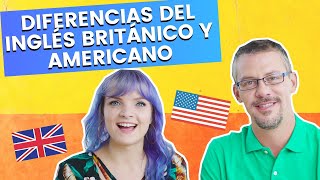 😱DIFERENCIAS entre INGLÉS BRITÁNICO y AMERICANO pronunciación y ortografía [upl. by Nerrawed]