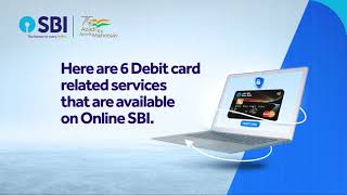 6 Debit Card related service available on Online SBI [upl. by Rennug]