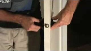 How to install a privacy lever locking door handle [upl. by Kriss]