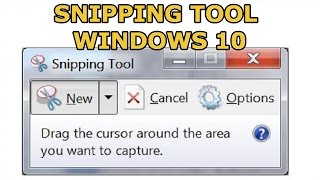 How To Use Snipping Tool In Windows 10 [upl. by Erodaeht]