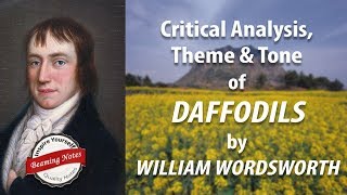 Daffodils by William Wordsworth Analysis and Explanation [upl. by Ephraim]