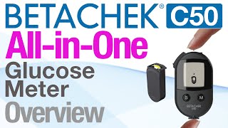 Betachek C50 AllinOne blood glucose meter Features [upl. by Atreb]