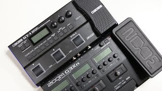 BANG FOR BUCK Zoom G3xn vs BOSS GT1 Guitar Multi Effects Processor Comparison [upl. by Nolyat]