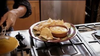 Queso Dip with Miyoko Schinner cohost of Delicious TVs Vegan Mashup [upl. by Madalyn964]