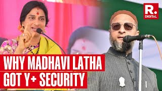 BJPs Madhavi Latha On Asaduddin Owaisis Death Threat Claim He Is Friends With ISIS [upl. by Essirehs]