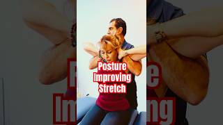 POSTURE IMPROVING STRETCH 🪑💻😳 [upl. by Noemis]