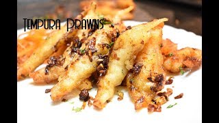 Tempura Prawns Recipe │ झींगे रेसिपी [upl. by Rurik]