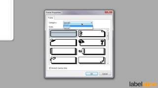 PTouch Editor How To Add Frames [upl. by Nnylhsa910]