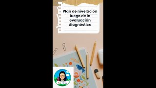 Plan de nivelación después de la evaluación diagnóstica [upl. by Yrrag281]