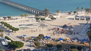 Egaila Beach Lets take a look at the beautiful beach here in Kuwait [upl. by Grete549]