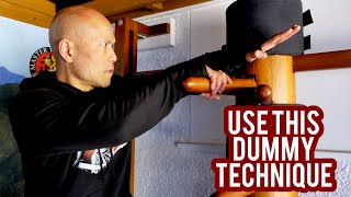 Wing Chun Dummy use this wing Chun technique to improve your selfdefense [upl. by Alika780]