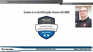 Como é o Exame Azure AZ 800 [upl. by Parcel564]