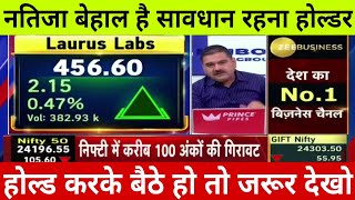 Laurus lab share lastest news today  laurus lab share का बड़ा खबर सावधान रहना होल्डर [upl. by Tenaj661]